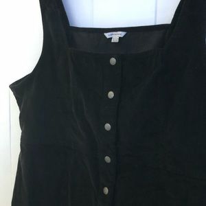 AE corduroy button front mini dress